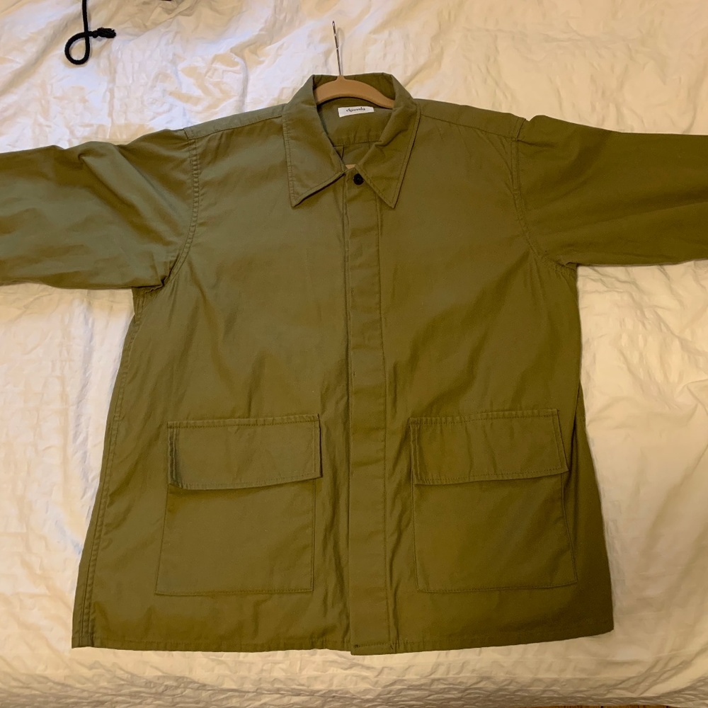 Chimala Chore Coat Green Khaki L NWOT